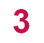 Pink number three-Kick Digital font Pink number three-Kick Digital font